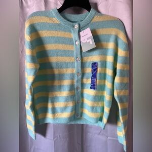 JoyLab Striped Cardigan Sweater